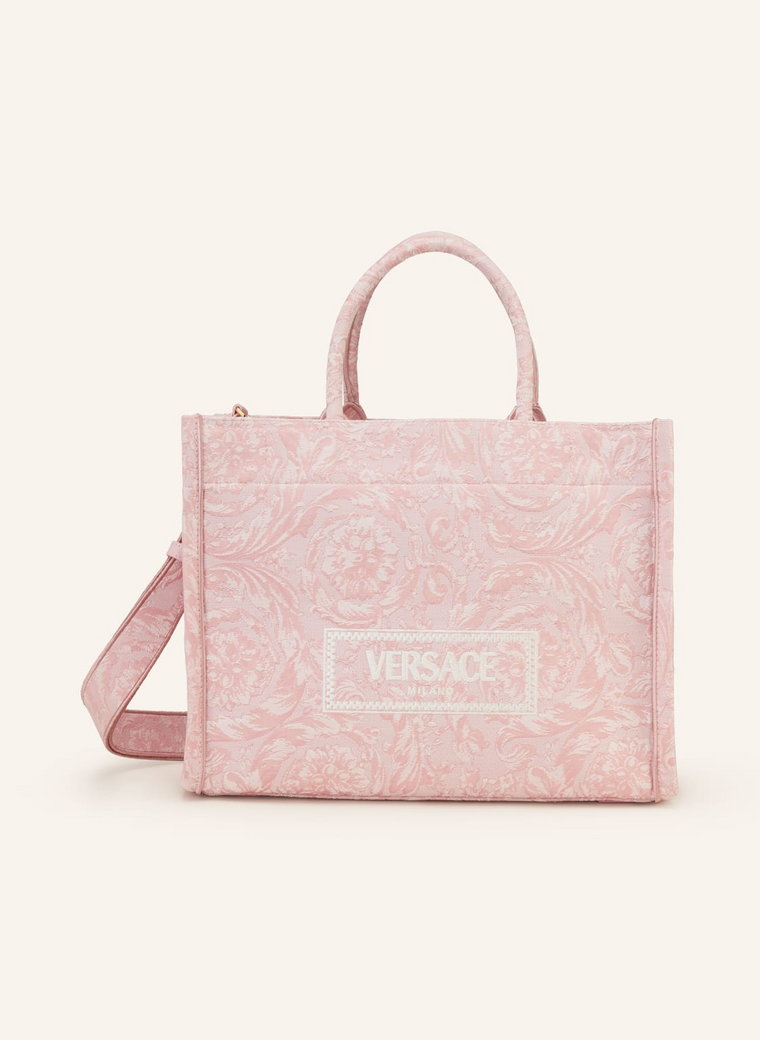 Versace Torba Shopper Barocco Athena rosa