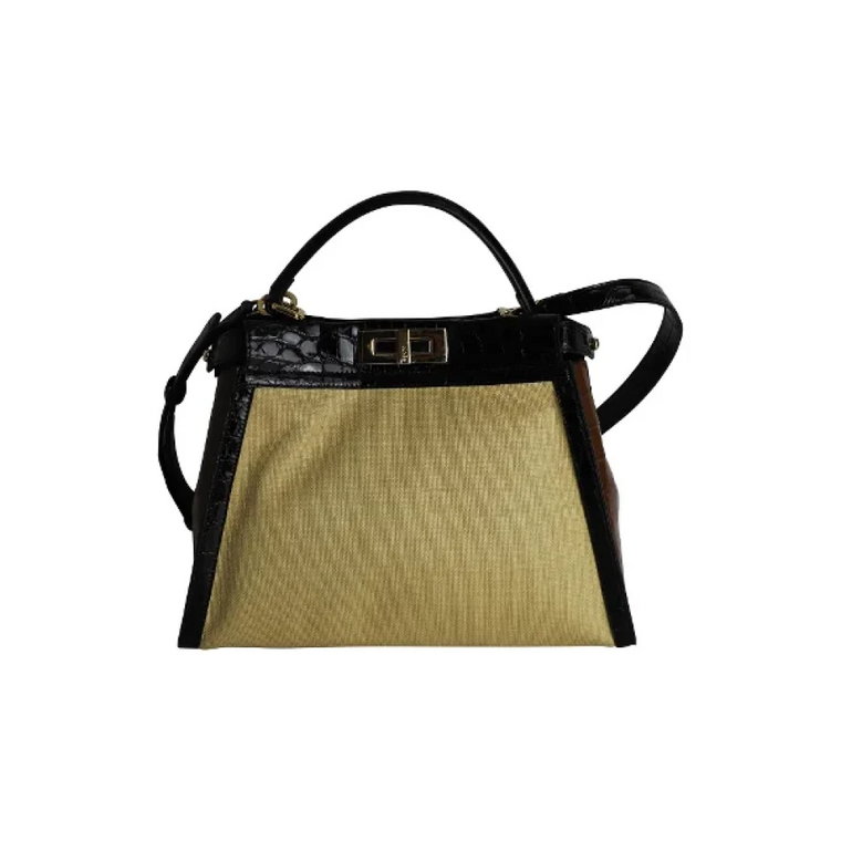 Pre-owned Cotton handbags Fendi Vintage