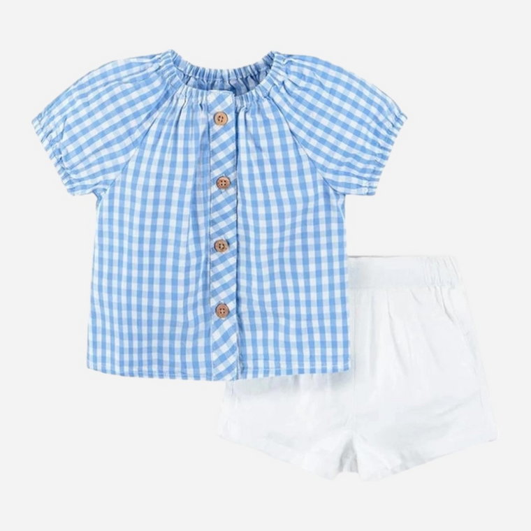 Letni komplet dziecięcy (bluzka + szorty) dla dziewczynki Cool Club CCG2403259-00 104 cm Wielokolorowy (5903977350190). Komplety dziewczęce