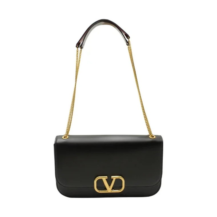 Pre-owned Leather shoulder-bags Valentino Vintage