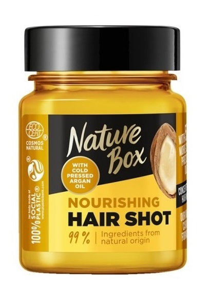 Nature Box Hair Shot - maska do włosów Argan 60ml