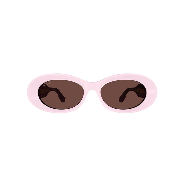 Różowe i fioletowe okulary przeciwsłoneczne dla kobiet Gucci