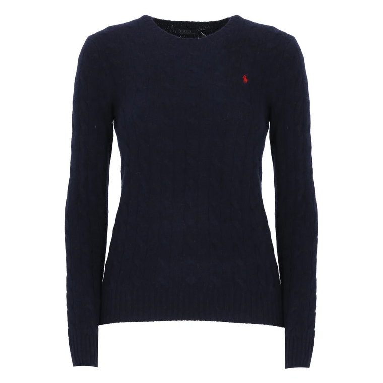Niebieski Sweter z Wełny i Kaszmiru Ralph Lauren
