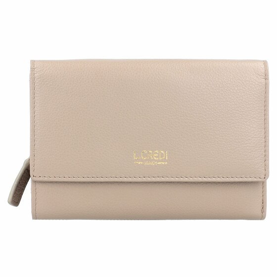 L.Credi Evelyn Wallet RFID Leather 14,5 cm taupe