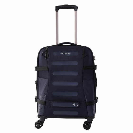 Hedgren Comby 4 kółka Walizka kabinowy 55 cm z plisą rozprężną peacoat blue