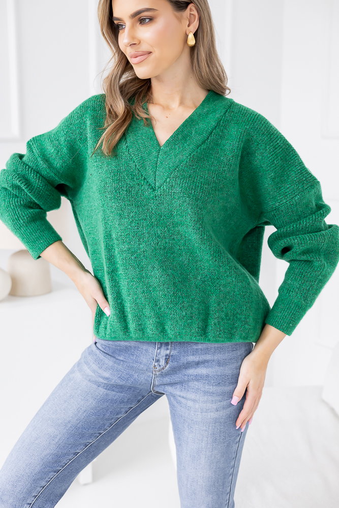 Zielony Sweter TEMI