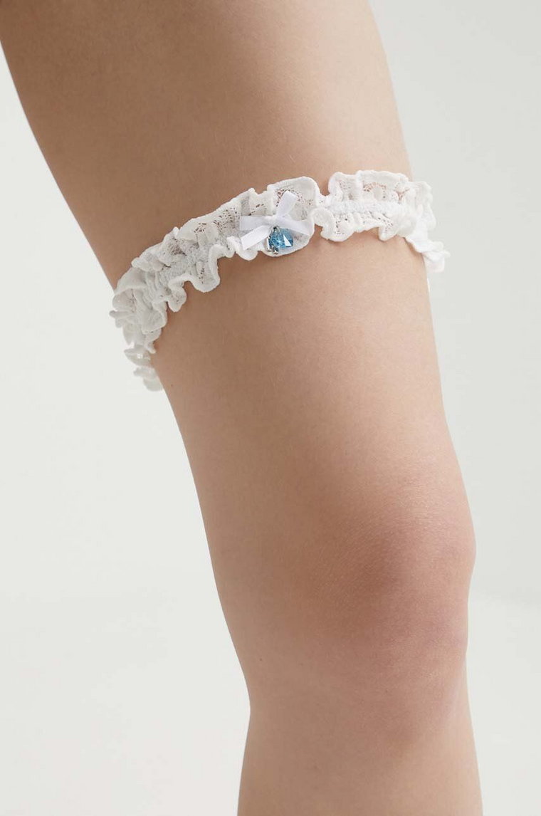 Rotate podwiązka Lace Bow Garter kolor biały 112185857