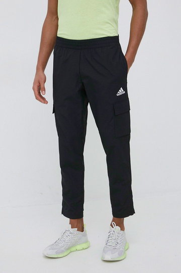adidas spodnie dresowe HE1859 męskie kolor czarny proste