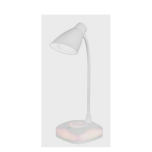 Lampa stołowa Activejet CLASSIC PLUS 7W 250lm 6000K 5V USB z baterią 1000mAh biała. Lampki biurkowe