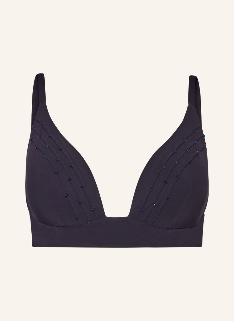 Maryan Mehlhorn Góra Od Bikini Bralette Ballet Z Ozdobnymi Perełkami blau