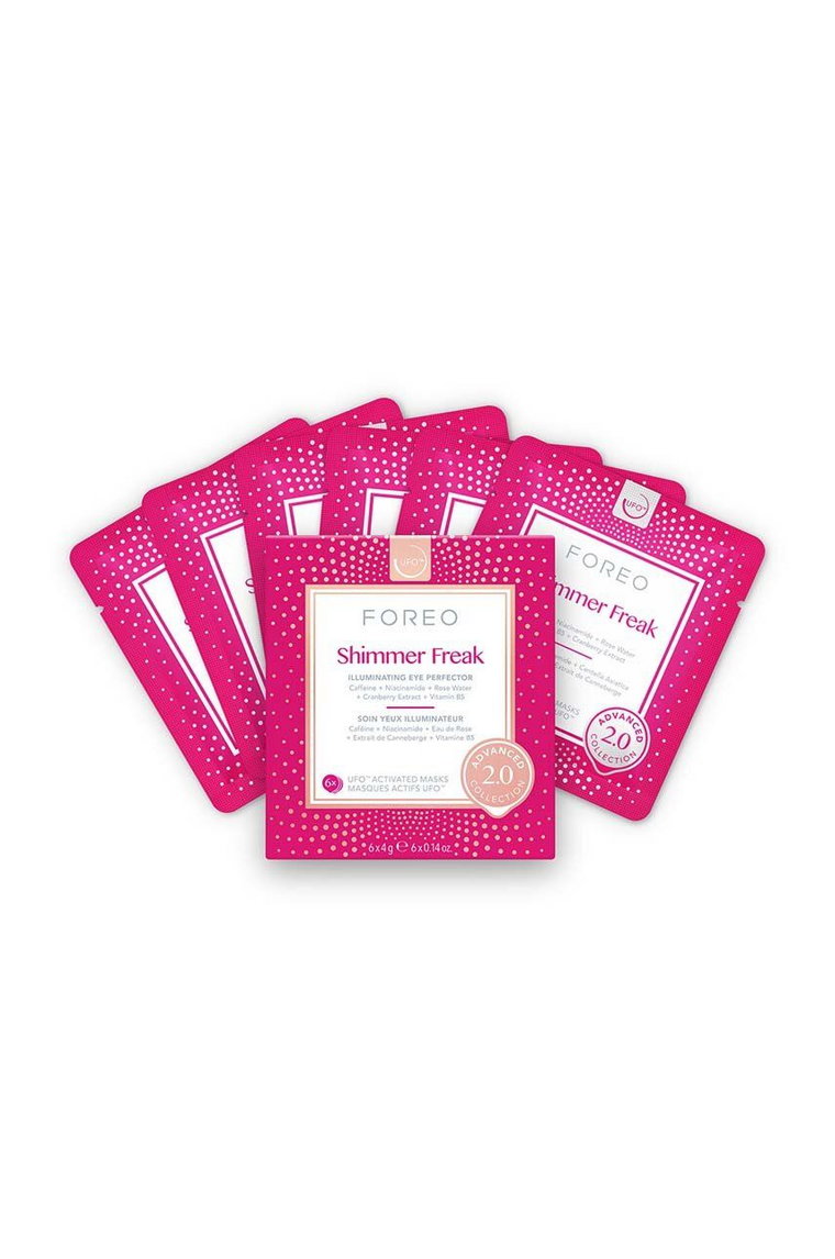 FOREO maseczka aktywowana ufo rozświetlająca UFO Masks Shimmer Freak 2.0 6-pack