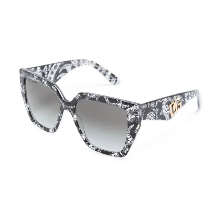 Czarne okulary przeciwsłoneczne z oryginalnym etui Dolce & Gabbana