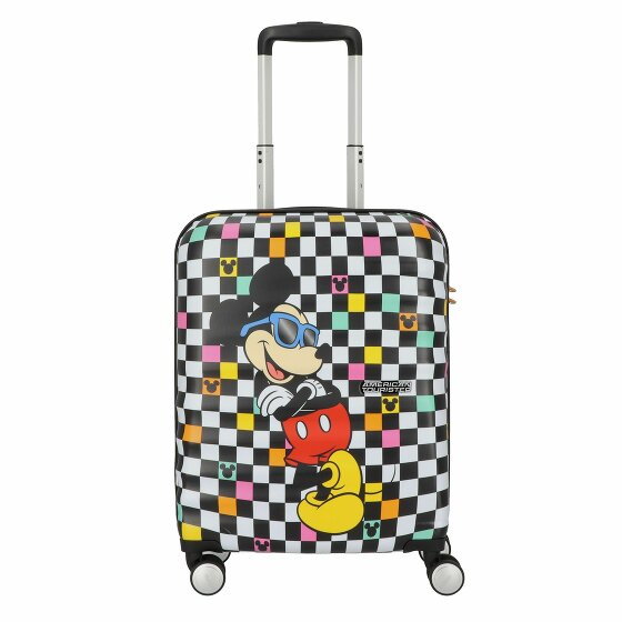 American Tourister Wavebreaker Disney 4 Wózek kabinowy na rolkach 55 cm mickey check 