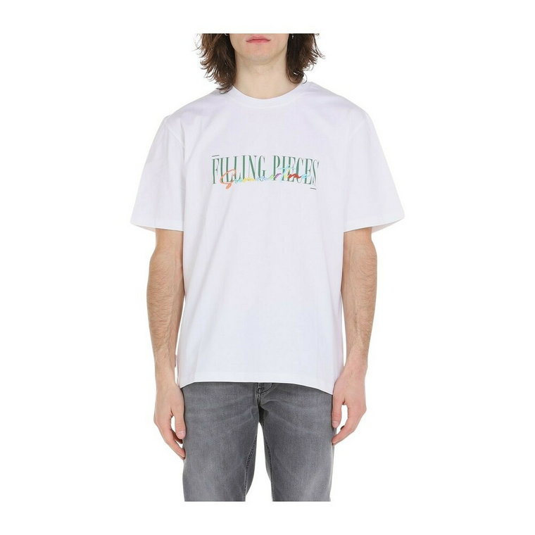 T-shirt z drukiem Filling Pieces