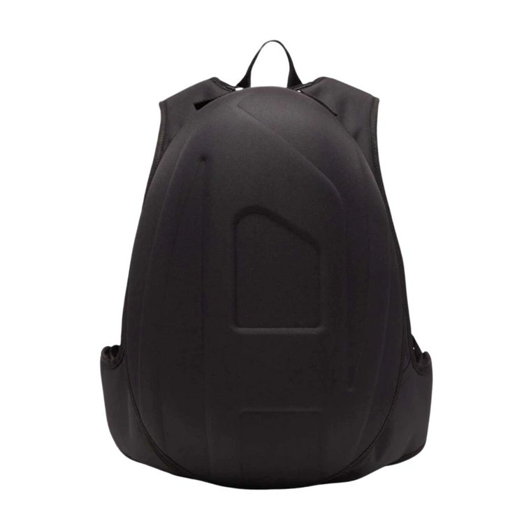 Ergonomiczny plecak z logo Oval D - Unikalny, Czarny Diesel