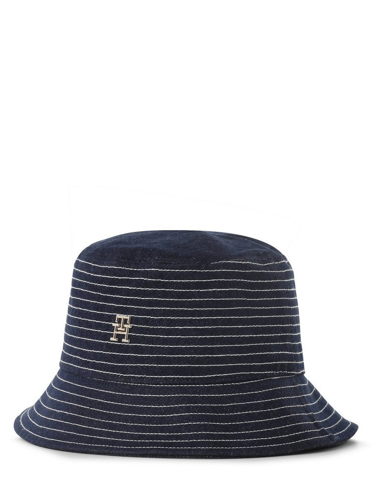Tommy Hilfiger - Damski bucket hat, niebieski