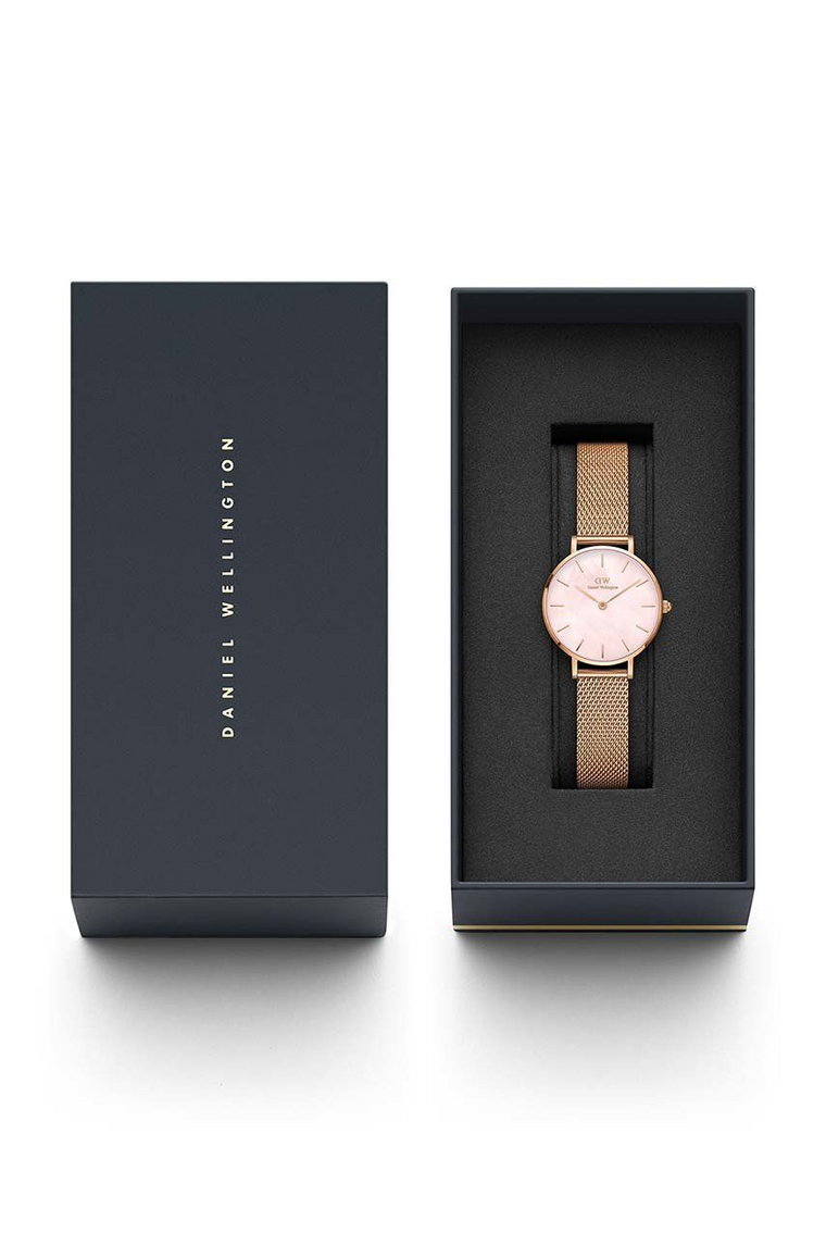 Daniel Wellington zegarek Petite 28 damski kolor różowy