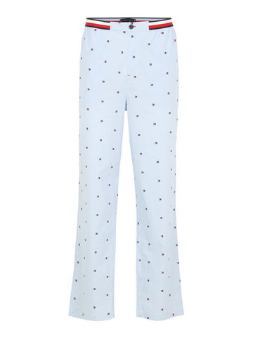 Tommy Hilfiger Underwear Spodnie od piżamy  granatowy / jasnoniebieski / czerwony / biały