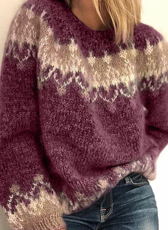 Sweter o luźnym fasonie