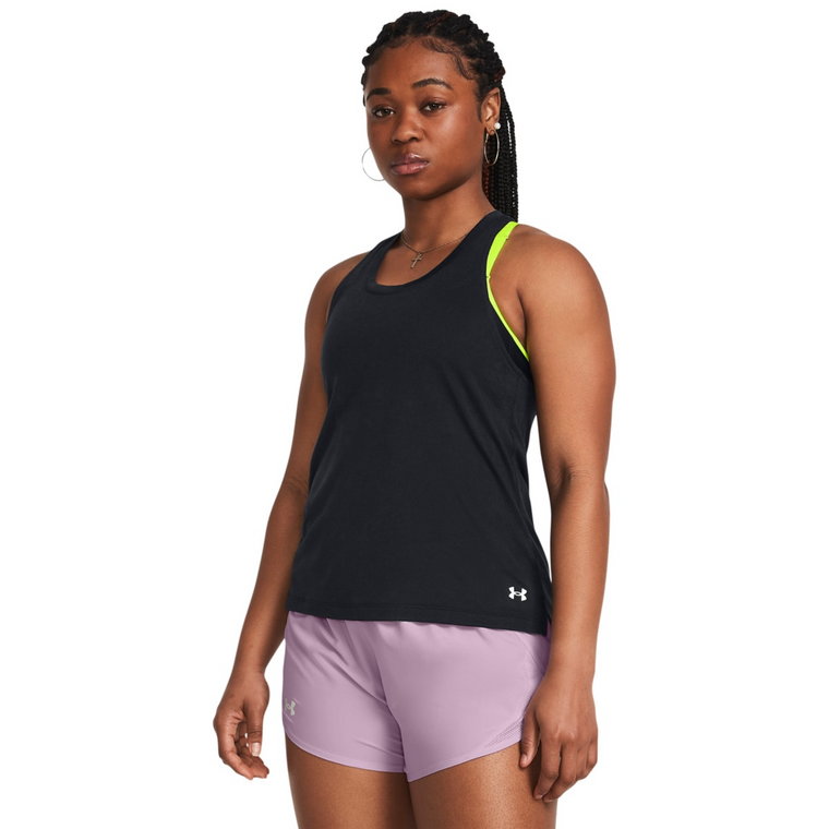 Damski top do biegania Under Armour UA Streaker Splatter Singlet - czarny