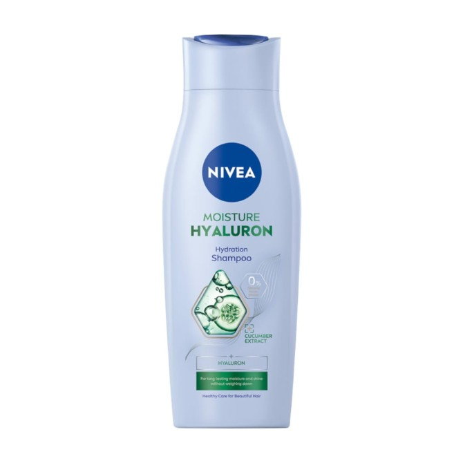 Nivea Moisture Hyaluron szampon nawilżający z kwasem hialuronowym 400ml