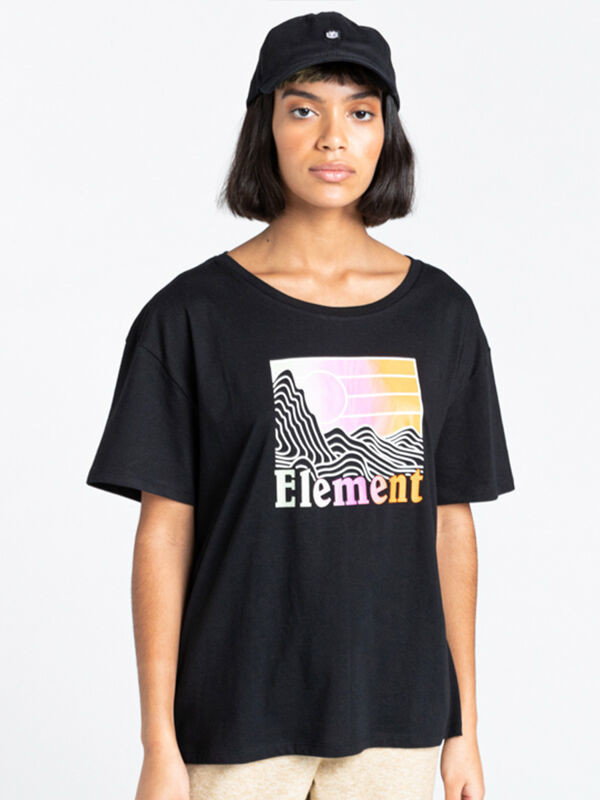 Element ZORANO FLINT BLACK t-shirt damski - S