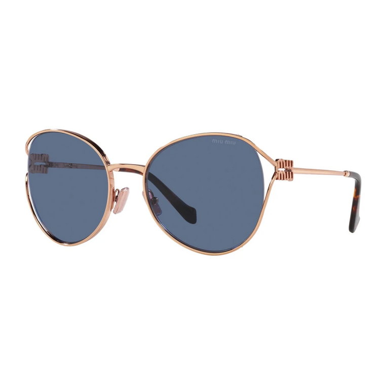 Gold/Brown Shaded Sunglasses Miu Miu