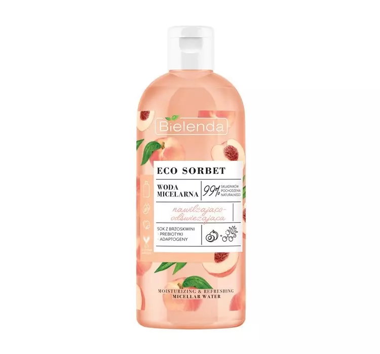 BIELENDA ECO SORBET BRZOSKWINIA WODA MICELARNA 500ML