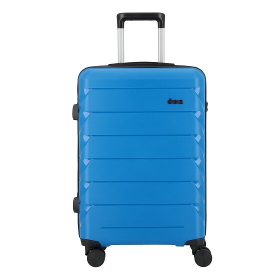 d&n Travel Line 4100 4 kółka Walizka M 64 cm blue