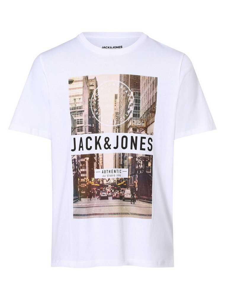 Jack & Jones - T-shirt męski  JJGarner, biały