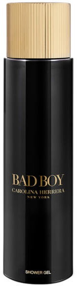 Żel pod prysznic Carolina Herrera Bad Boy dla mężczyzn z pompką perfumowany 200 ml (8411061958506). Żele pod prysznic