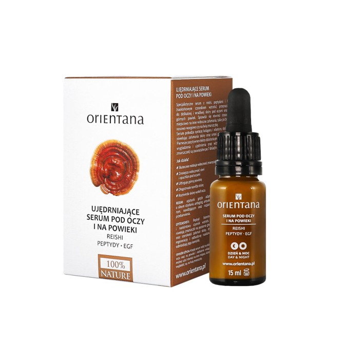 ORIENTANA Ujędrniające Serum z Peptydami Pod Oczy I Na Powieki REISHI - 15ml