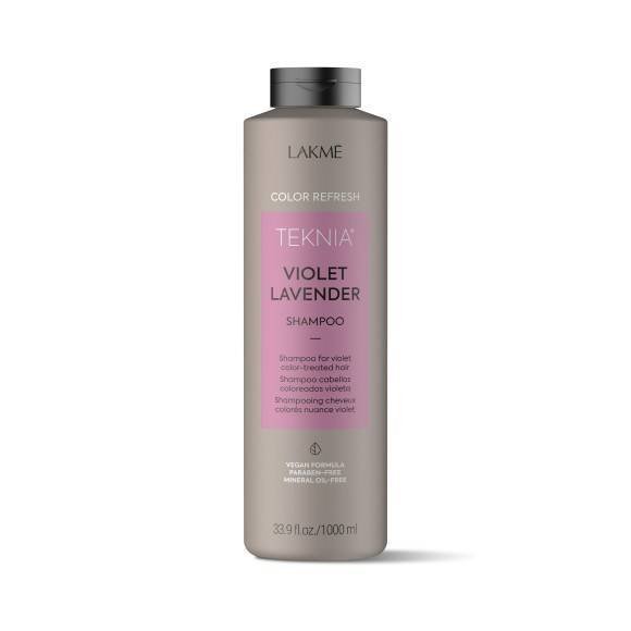 Lakme, Color Refresh Teknia Violet Lavender Shampoo, Fioletowy Szampon Do Włosów, 1000ml