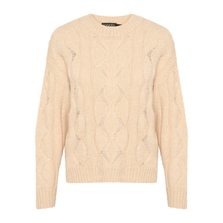 Round-neck Knitwear Soaked in Luxury