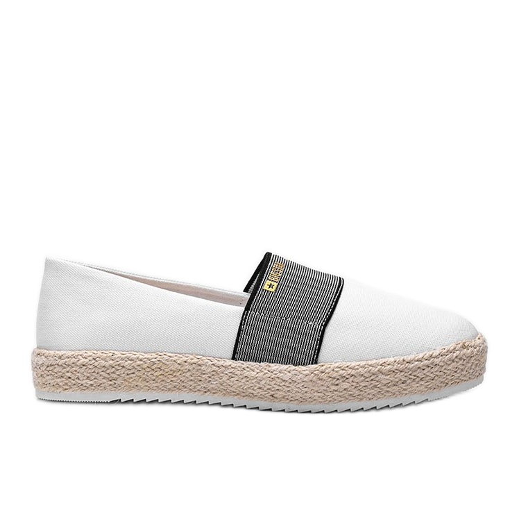 Białe espadryle damskie Big Star BeShi