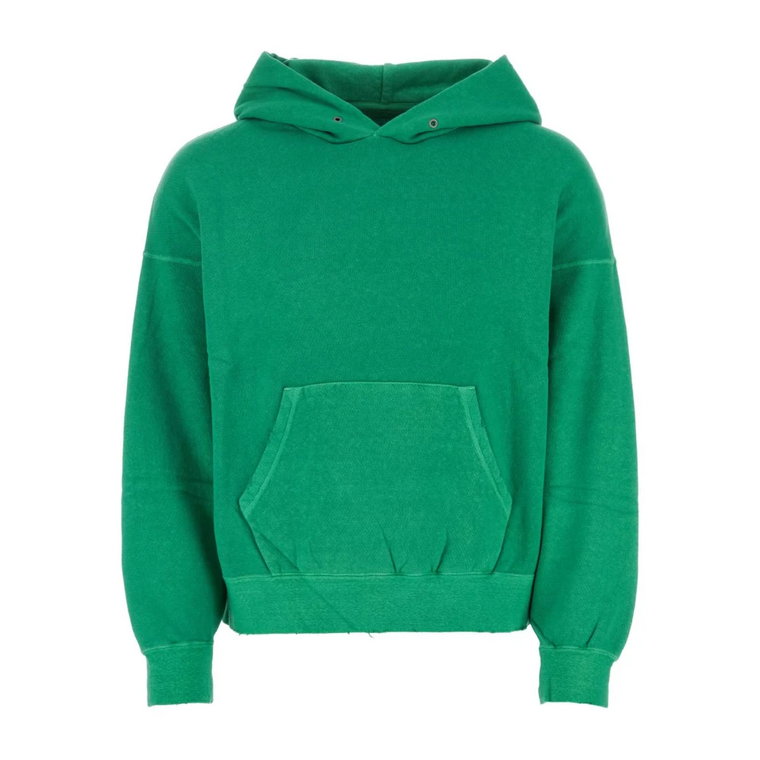 Zielony bawełniany sweter visvim