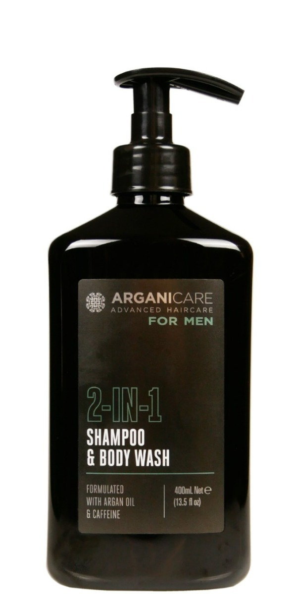 Arganicare Men 2In1 Shampoo& Bodywash 400 ml