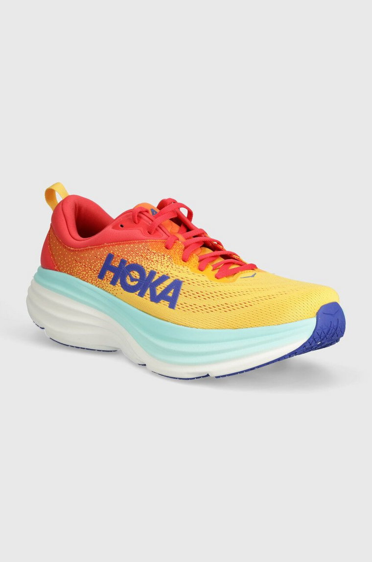 Hoka One One buty do biegania Bondi 8 kolor pomarańczowy 1123202