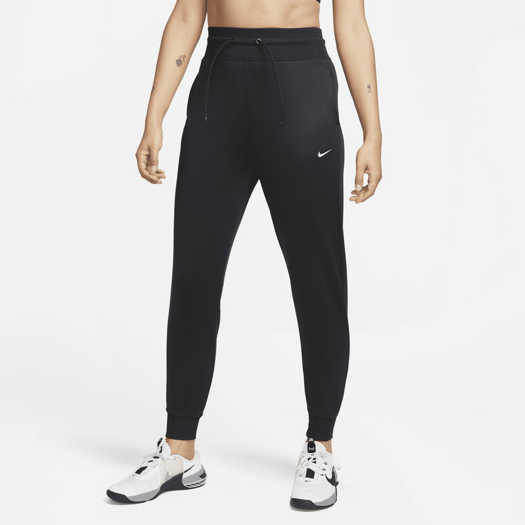 Damskie joggery 7/8 z wysokim stanem Nike Therma-FIT One - Czerń