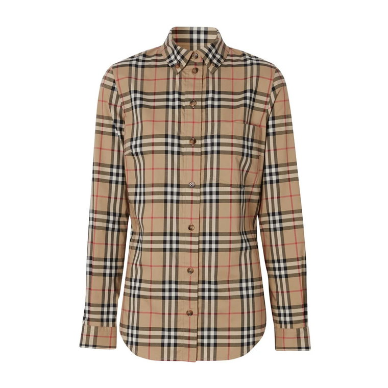 Koszula Slim-Fit w Krateczkę Burberry