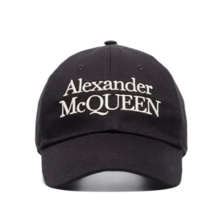 Wyhaftowany Logo Czapka Baseballowa Alexander McQueen