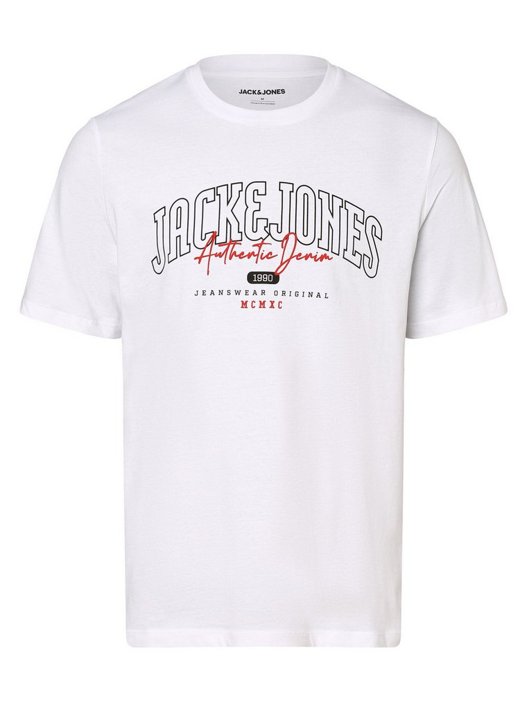 Jack & Jones - T-shirt męski  JJLarry, biały