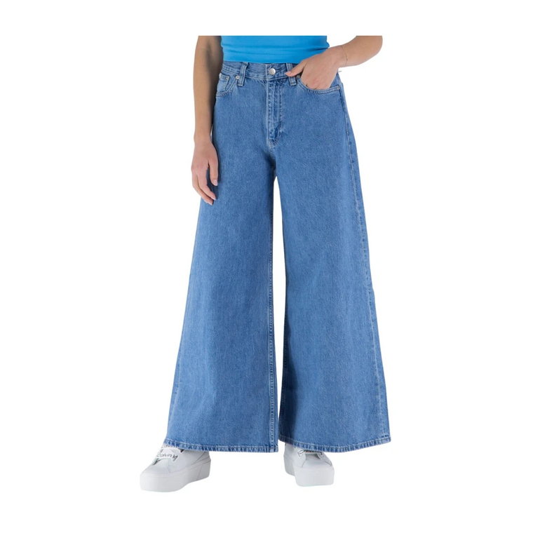 Szerokie dżinsy Calvin Klein Jeans