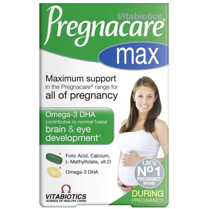 VITABIOTICS Pregnacare Max Suplement Diety dla kobiet w ciąży - 84 tabletki/kapsułki