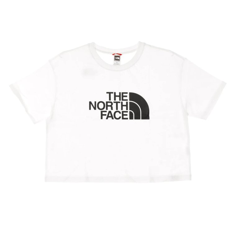 Biała Cropped Easy Tee Krótki Rękaw The North Face