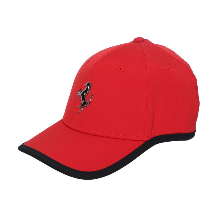 Logo-Plaque Czapka Baseballowa, Czarno-Czerwona Ferrari