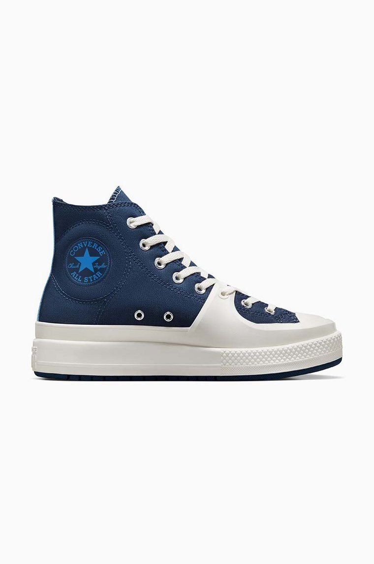 Converse trampki Chuck Taylor All Star Construct męskie kolor granatowy A04521C