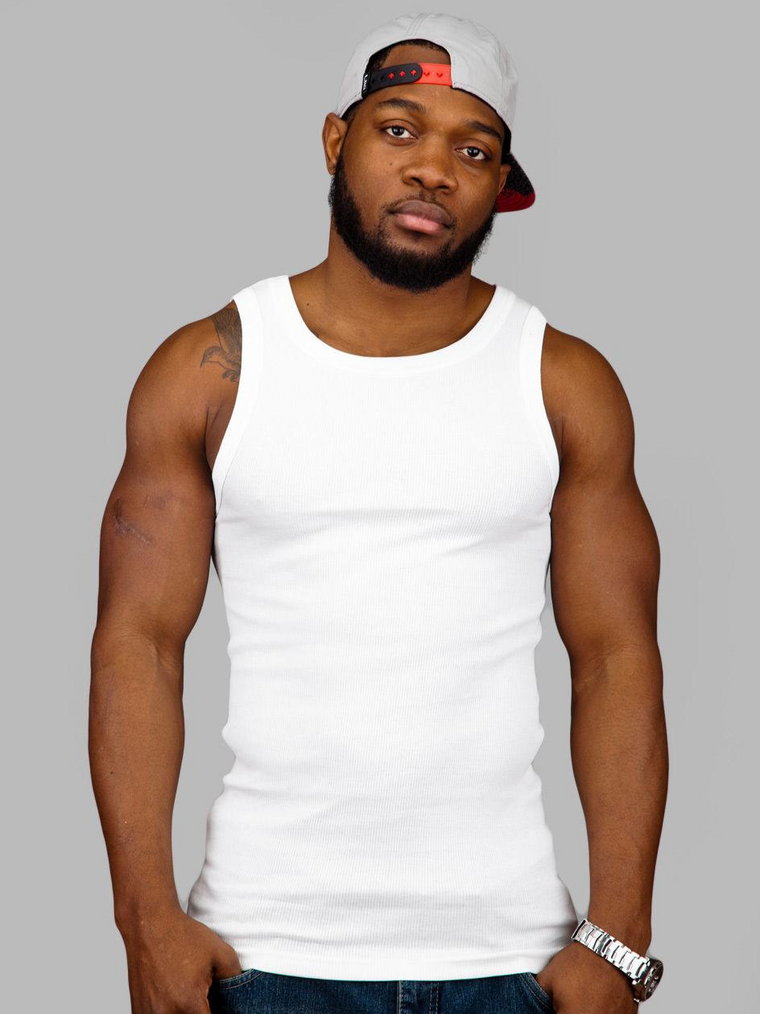 Mens Tanktop White TB066