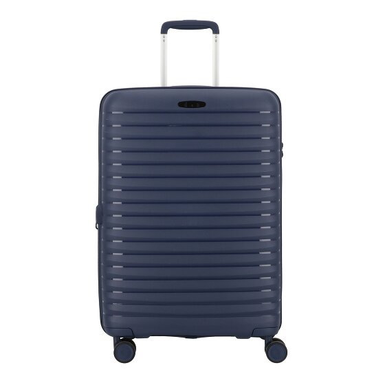 d&n Travel Line 4500 4 kółka Walizka M 65 cm z plisą rozprężną darkblue