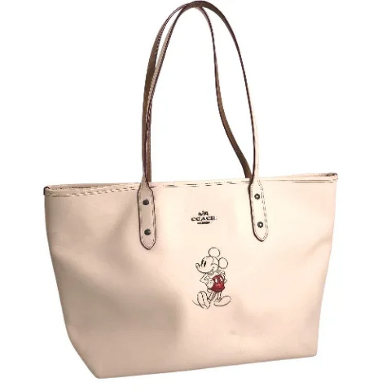 Pre-owned Canvas totes Coach Pre-owned